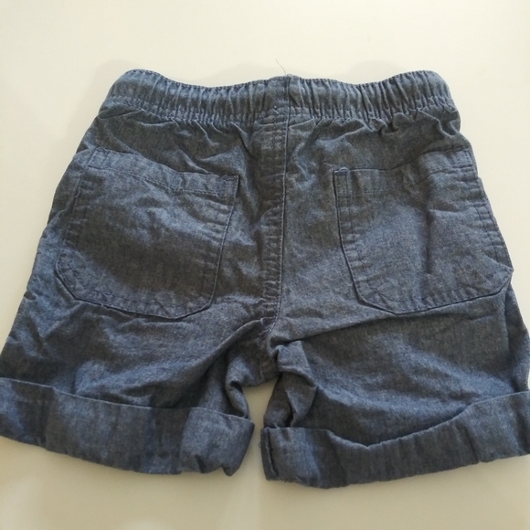 * Cat and Jack 2T. Blue Jean tie shorts toddler - Picture 3 of 5